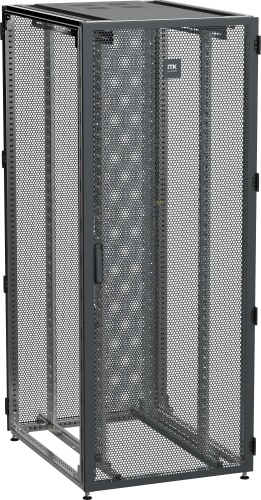 ITK by ZPAS Шкаф серверный 19" 47U 800х1000мм одностворчатые перфорированные двери черный РФ | код ZP05-47U-0810-PP-R | IEK